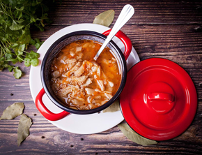 FLAKI DROBIOWO-WOŁOWE Z PIECZYWEM