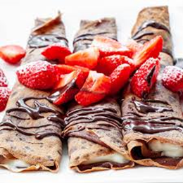 NALEŚNIKI z serem i polewą 3 szt.